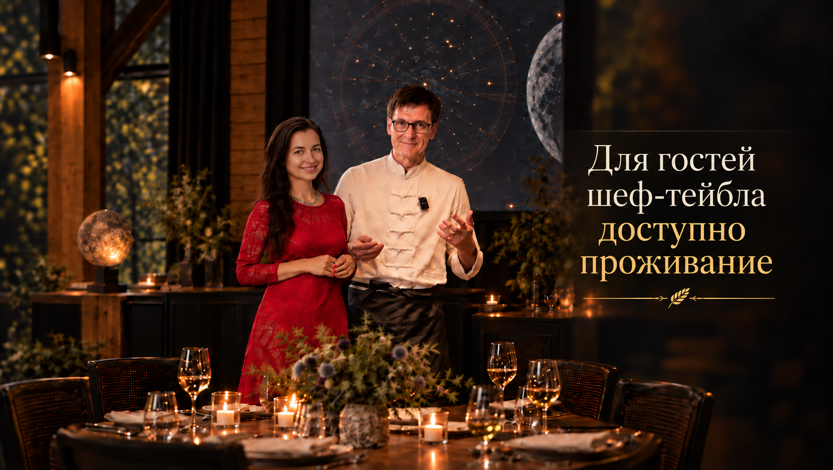 Шеф-тейбл Станислава Соколова "Космос"